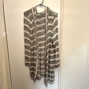 Postmark (Anthropologie) hooded long cardigan